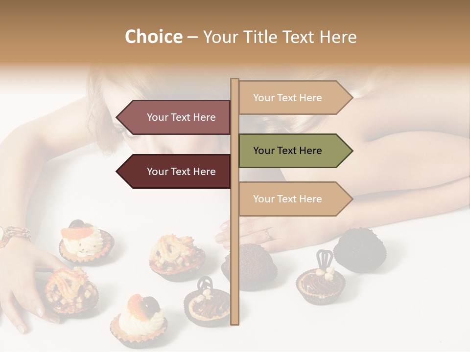 Eyes White Fashion PowerPoint Template