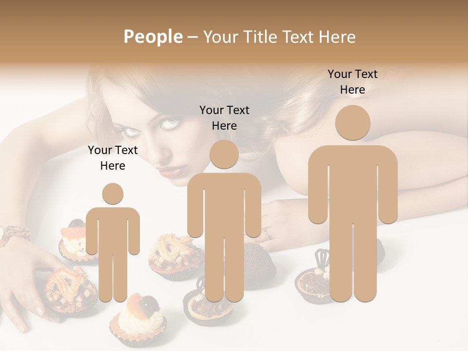 Eyes White Fashion PowerPoint Template