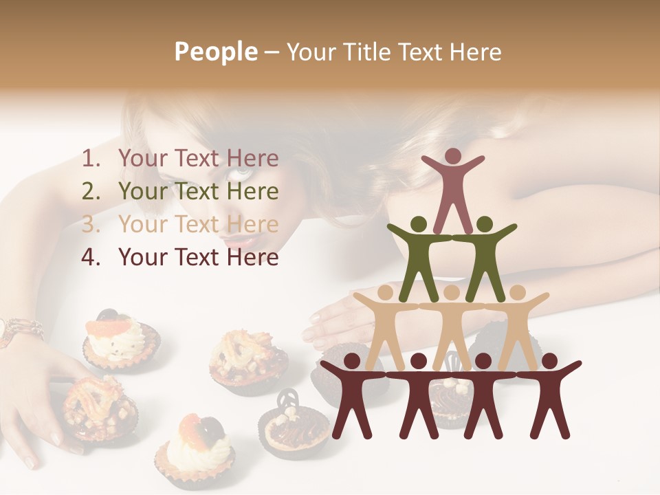 Eyes White Fashion PowerPoint Template