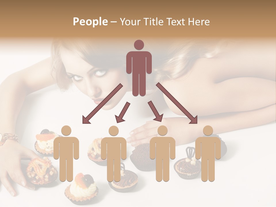 Eyes White Fashion PowerPoint Template