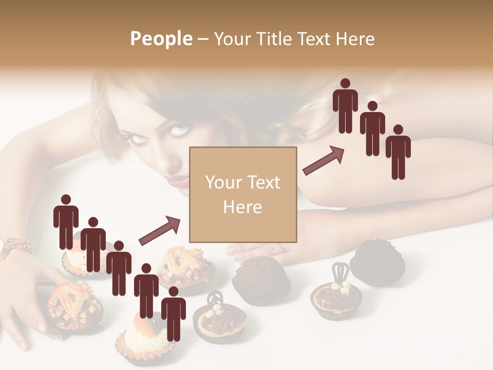 Eyes White Fashion PowerPoint Template