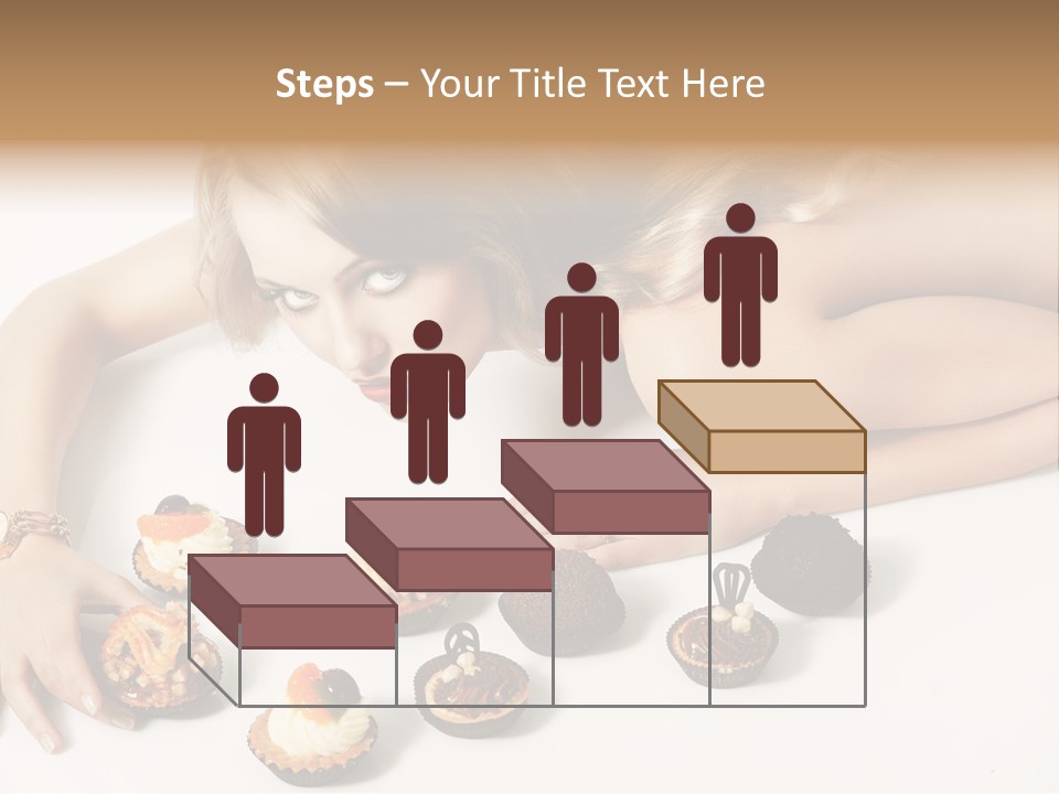 Eyes White Fashion PowerPoint Template