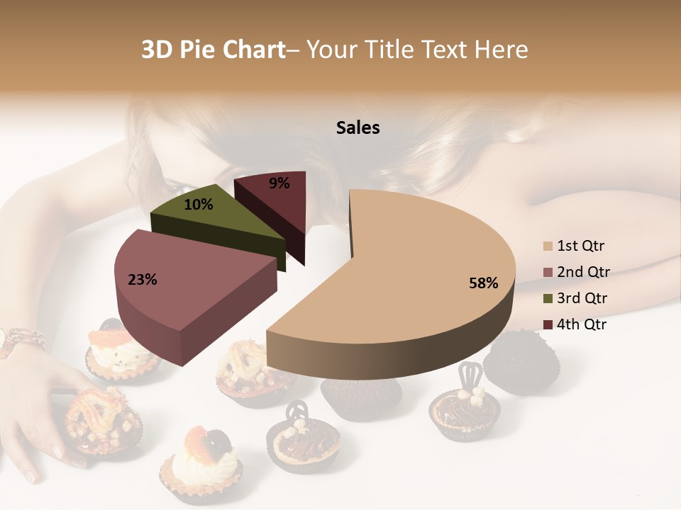 Eyes White Fashion PowerPoint Template