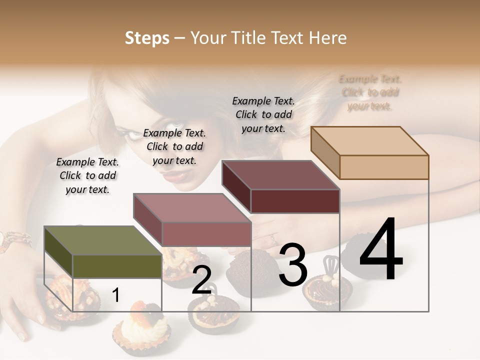 Eyes White Fashion PowerPoint Template