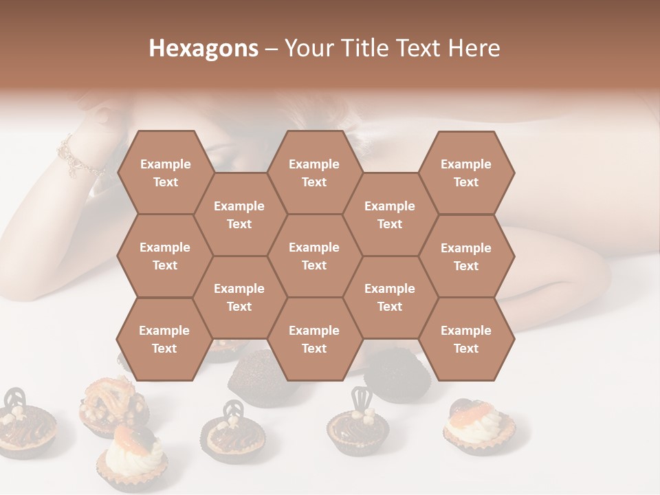 Cake Nutrition Candies PowerPoint Template