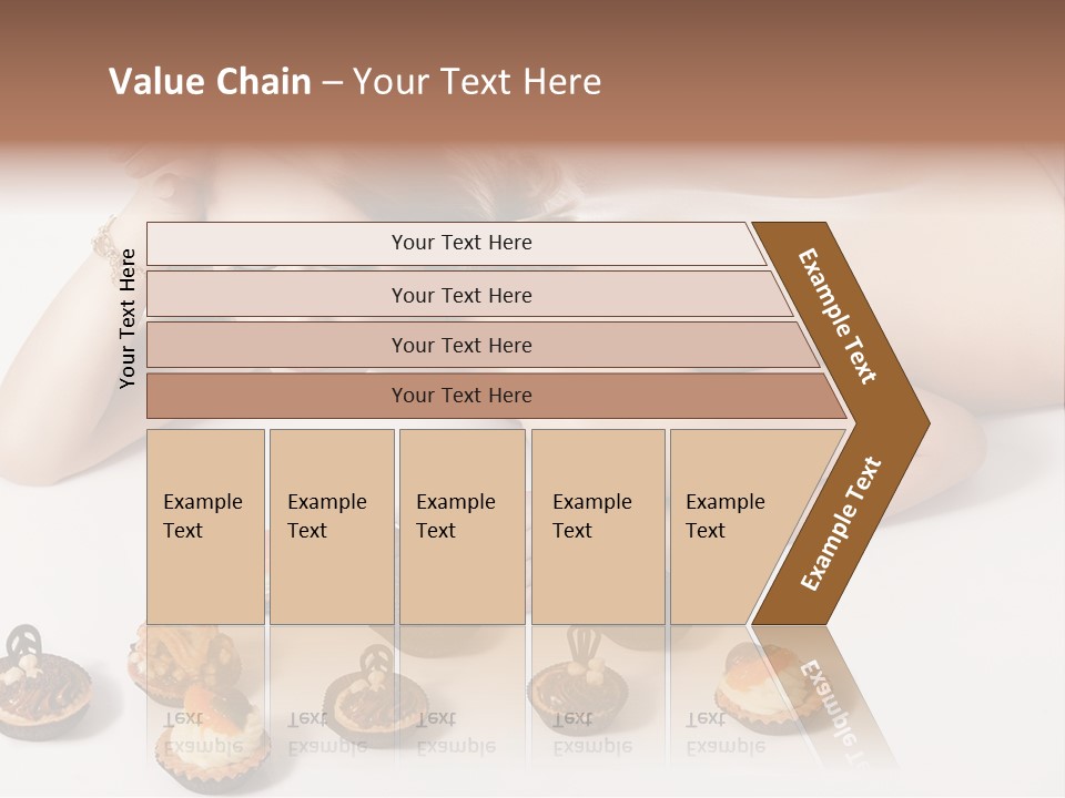 Cake Nutrition Candies PowerPoint Template