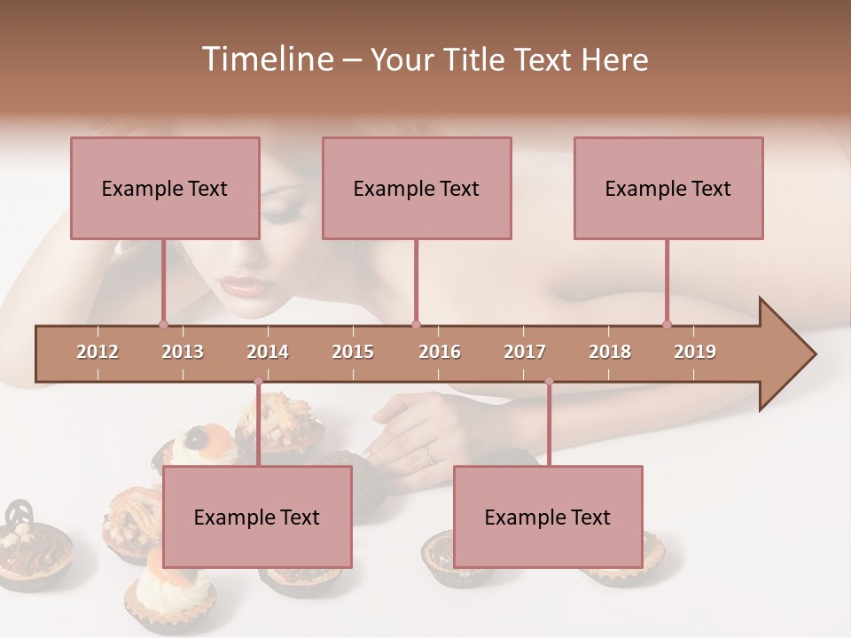 Cake Nutrition Candies PowerPoint Template