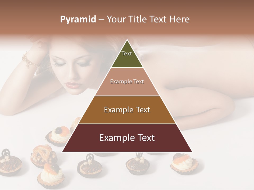 Cake Nutrition Candies PowerPoint Template