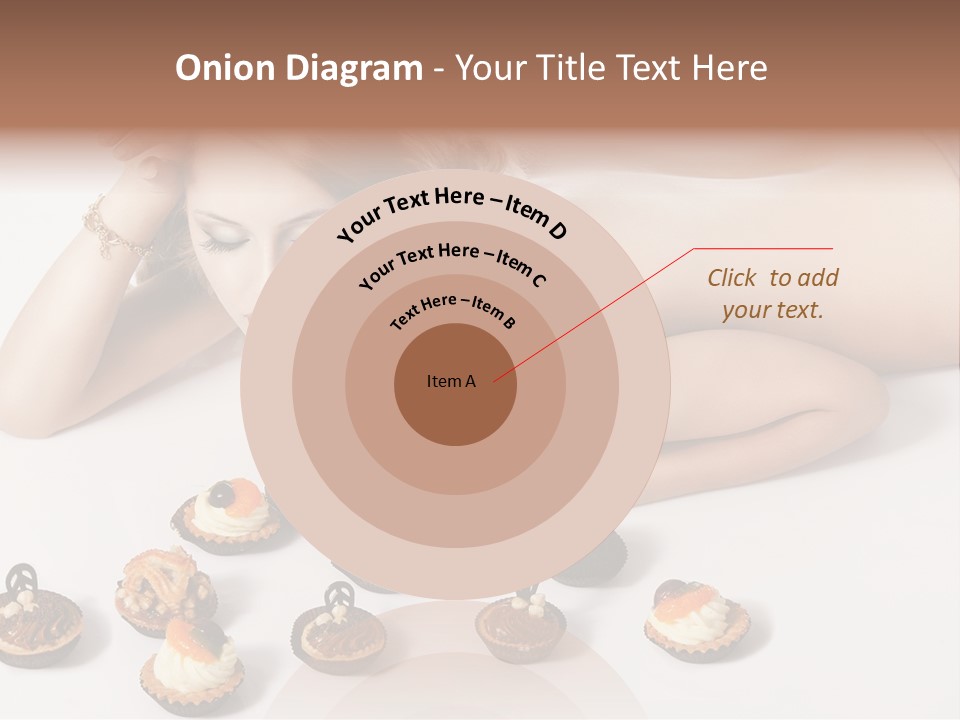 Cake Nutrition Candies PowerPoint Template