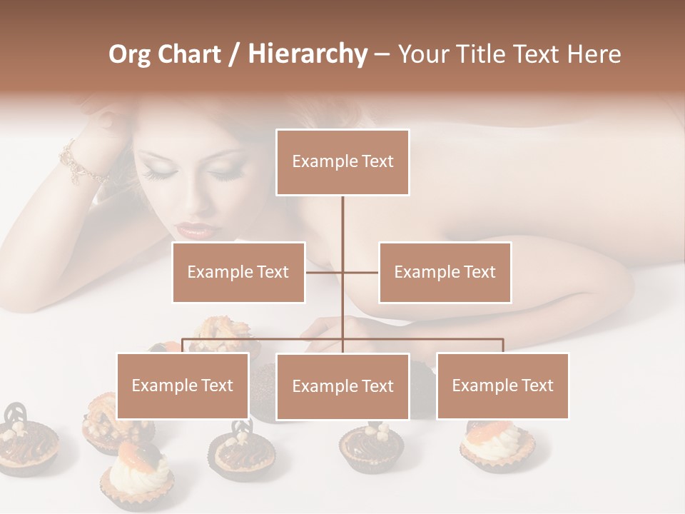 Cake Nutrition Candies PowerPoint Template