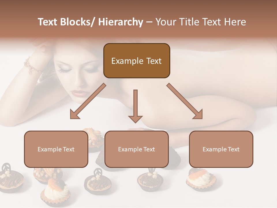 Cake Nutrition Candies PowerPoint Template