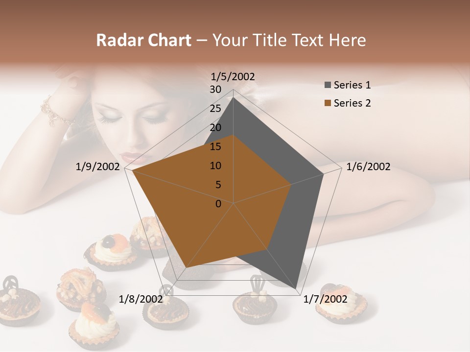 Cake Nutrition Candies PowerPoint Template