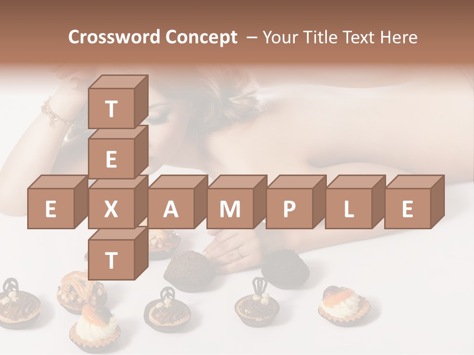 Cake Nutrition Candies PowerPoint Template