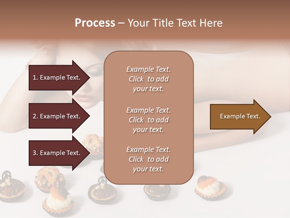 Cake Nutrition Candies PowerPoint Template