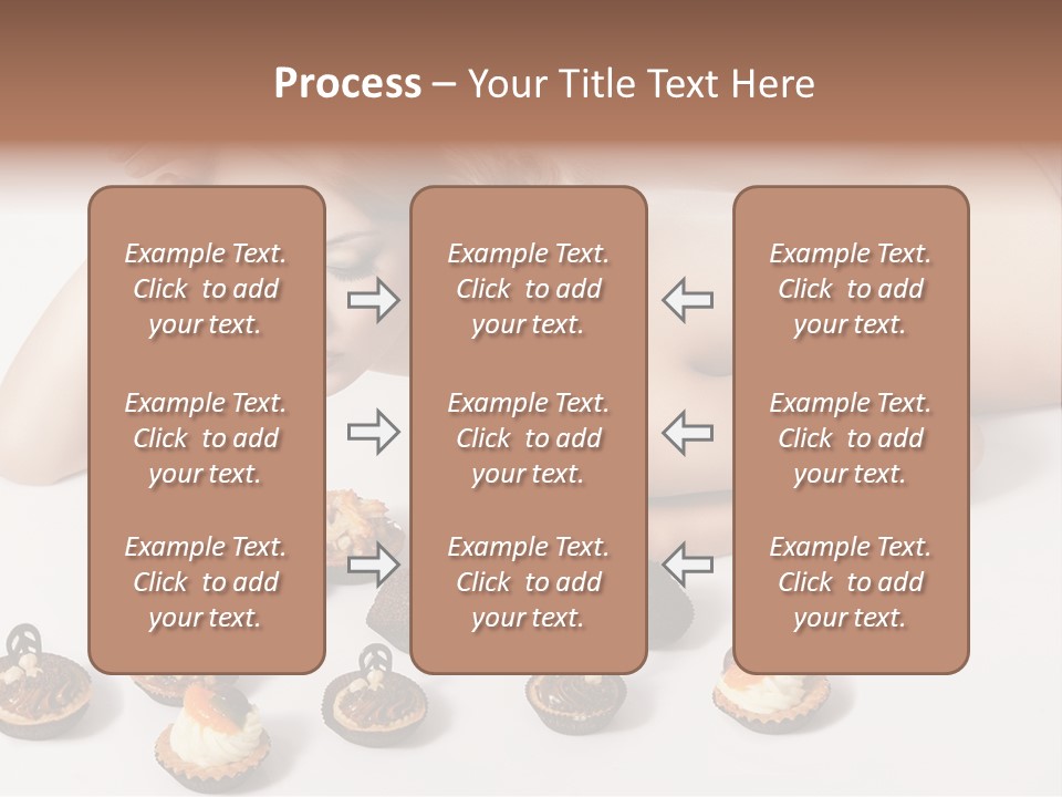 Cake Nutrition Candies PowerPoint Template