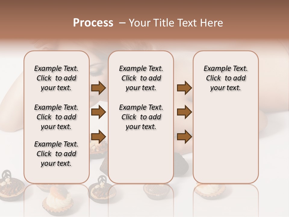 Cake Nutrition Candies PowerPoint Template