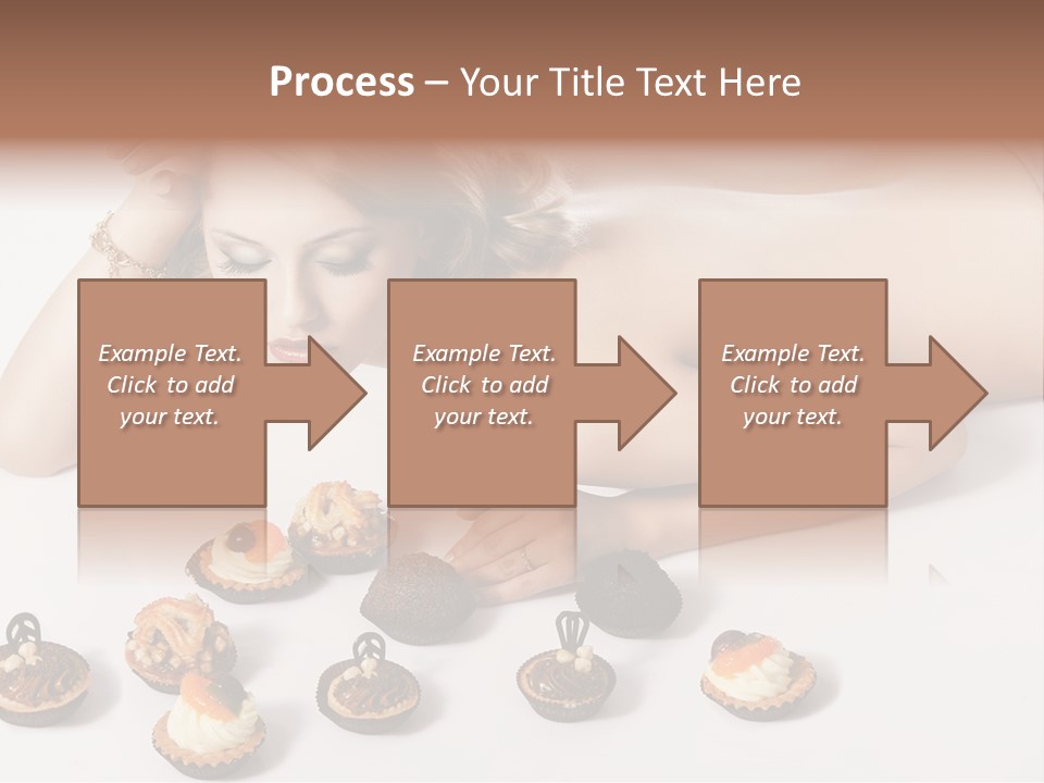 Cake Nutrition Candies PowerPoint Template