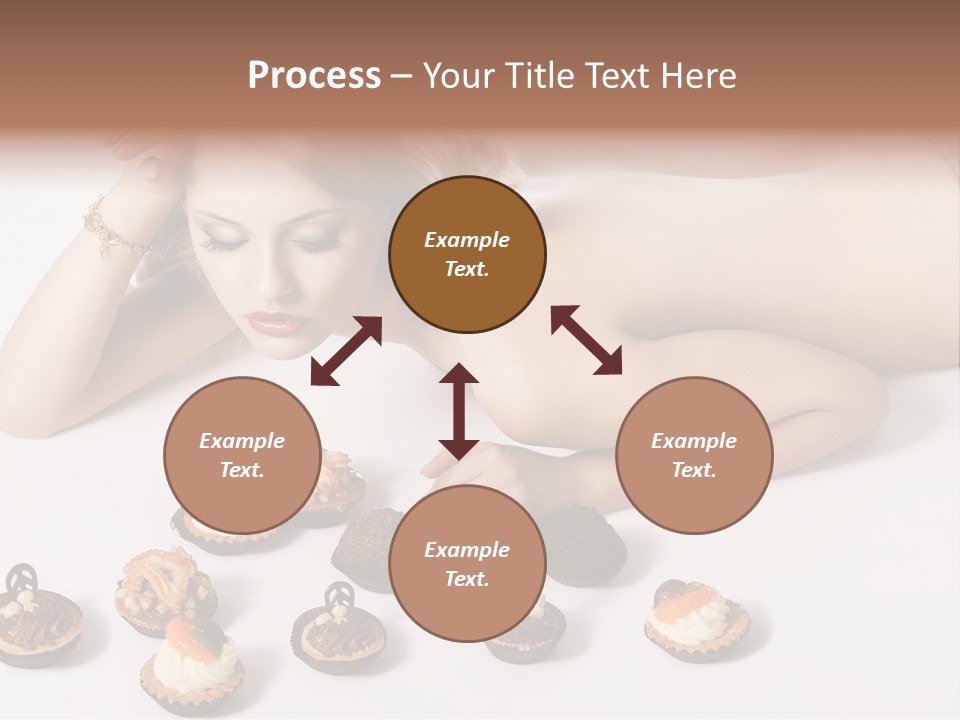 Cake Nutrition Candies PowerPoint Template