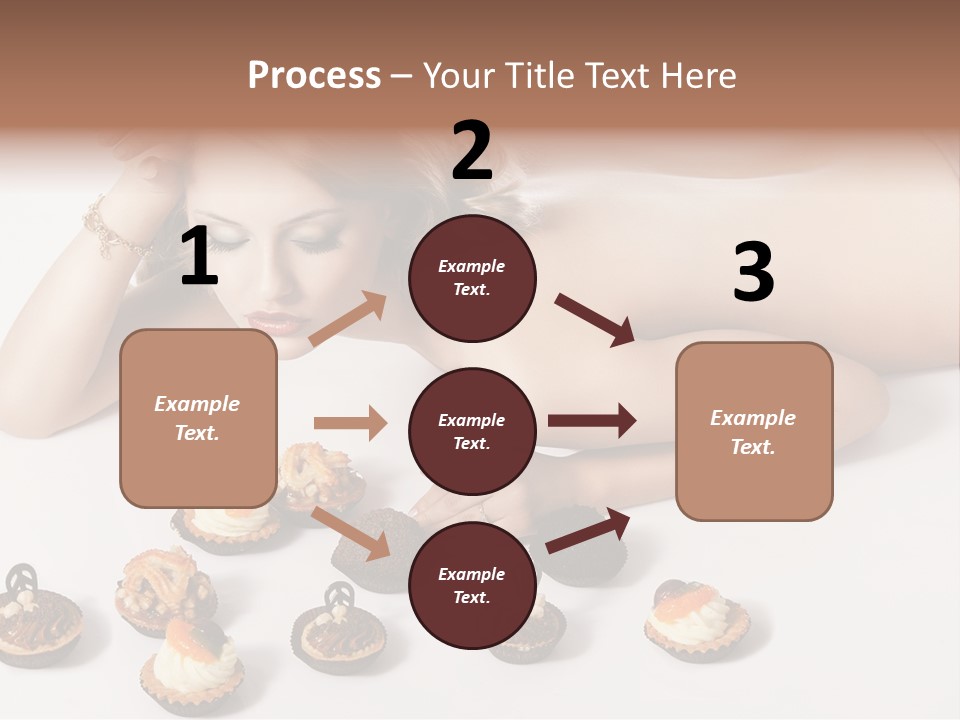Cake Nutrition Candies PowerPoint Template