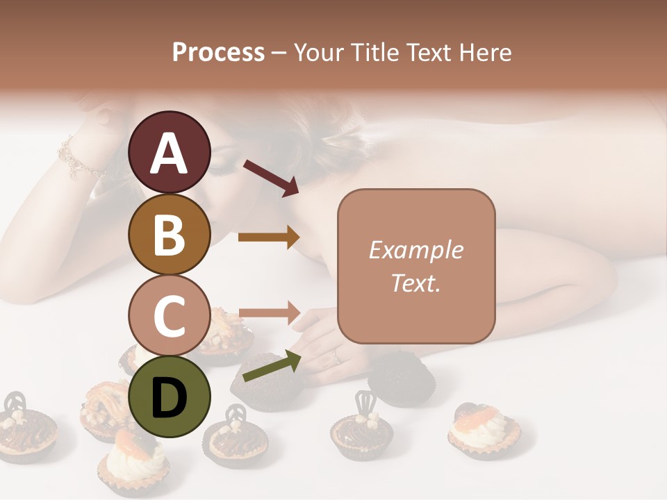 Cake Nutrition Candies PowerPoint Template
