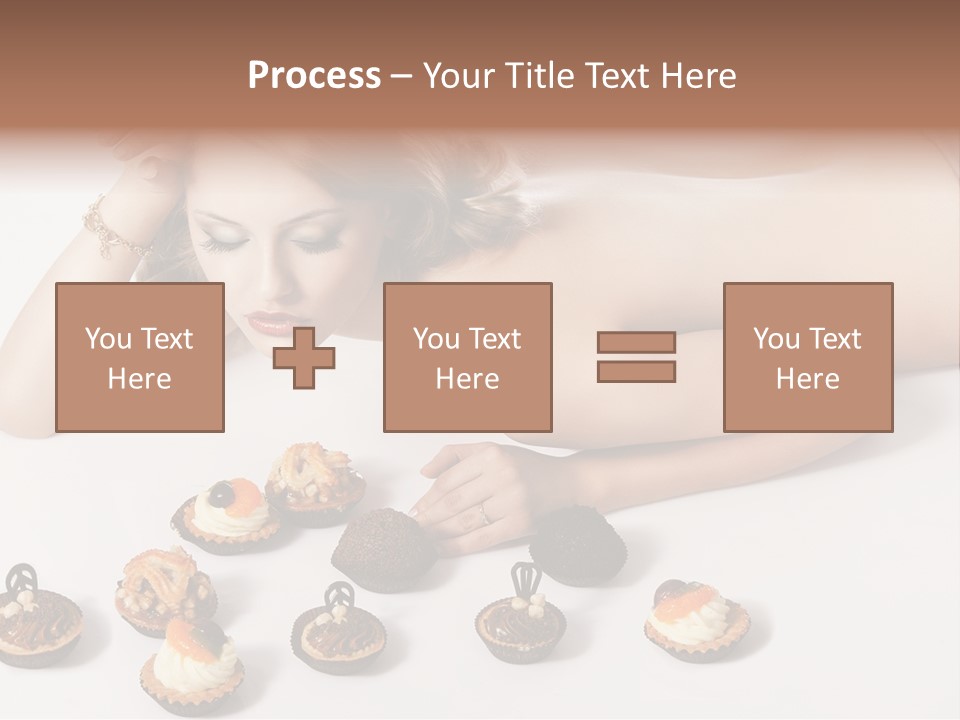 Cake Nutrition Candies PowerPoint Template