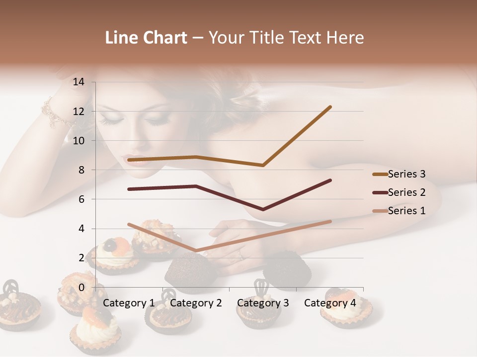 Cake Nutrition Candies PowerPoint Template
