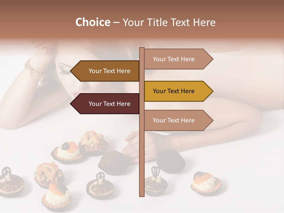 Cake Nutrition Candies PowerPoint Template