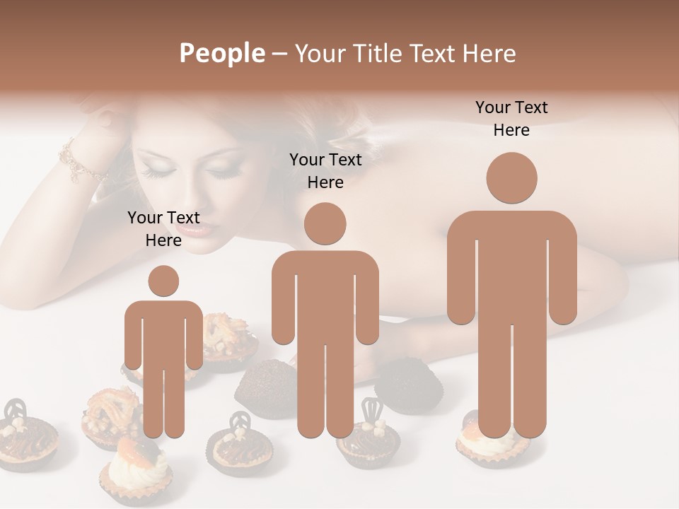 Cake Nutrition Candies PowerPoint Template