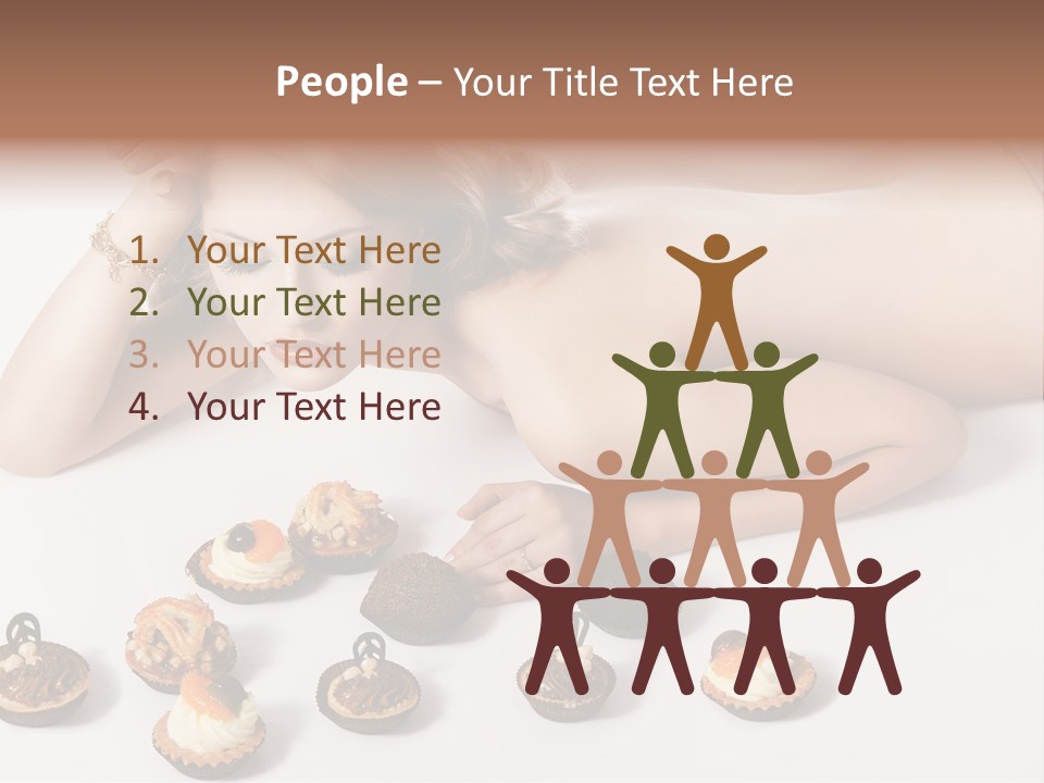 Cake Nutrition Candies PowerPoint Template