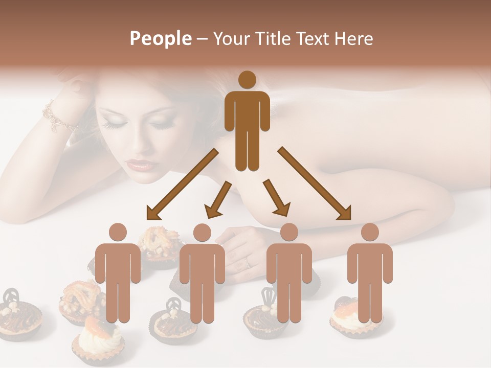 Cake Nutrition Candies PowerPoint Template