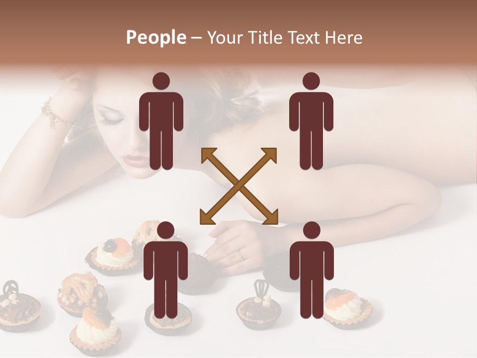 Cake Nutrition Candies PowerPoint Template