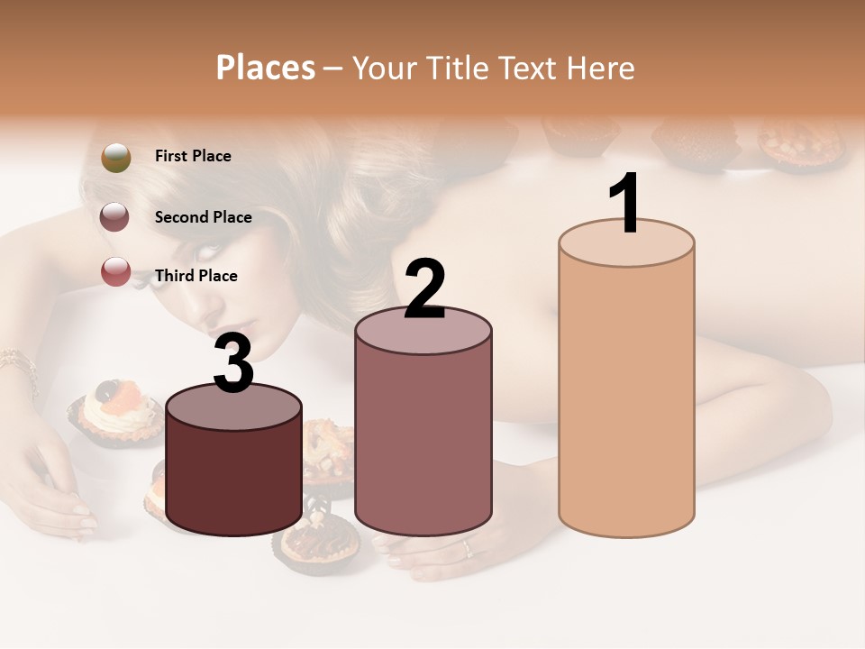 Sexy Lifestyle Dessert PowerPoint Template