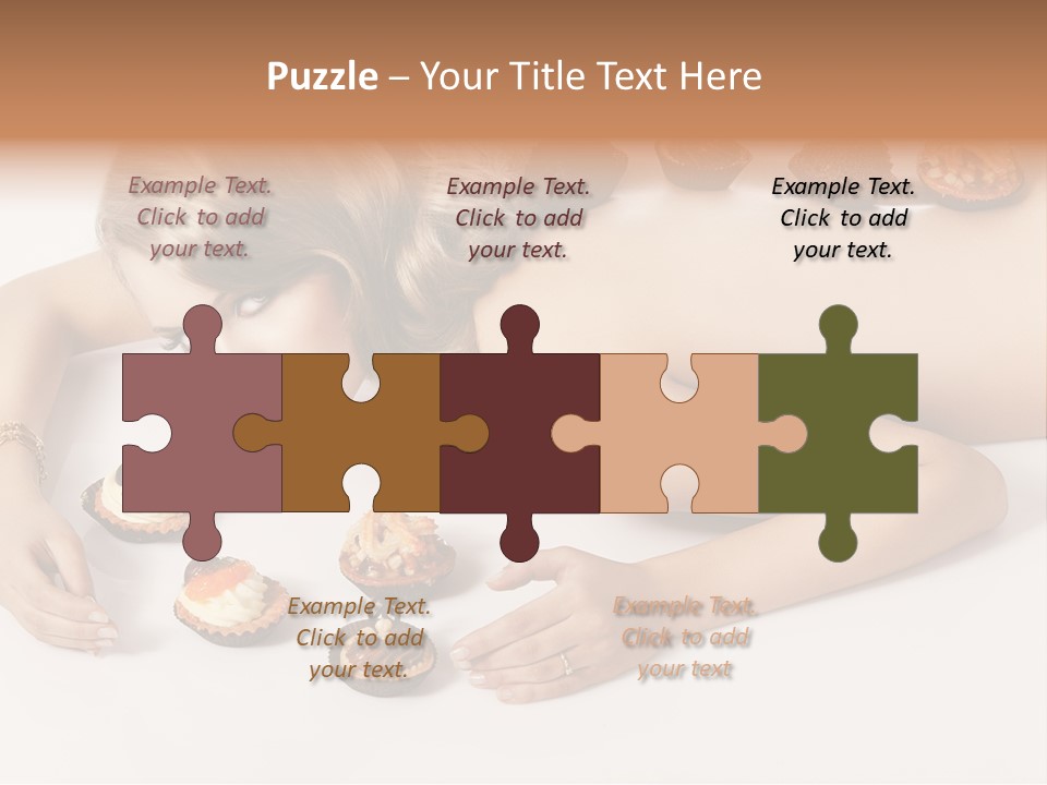 Sexy Lifestyle Dessert PowerPoint Template