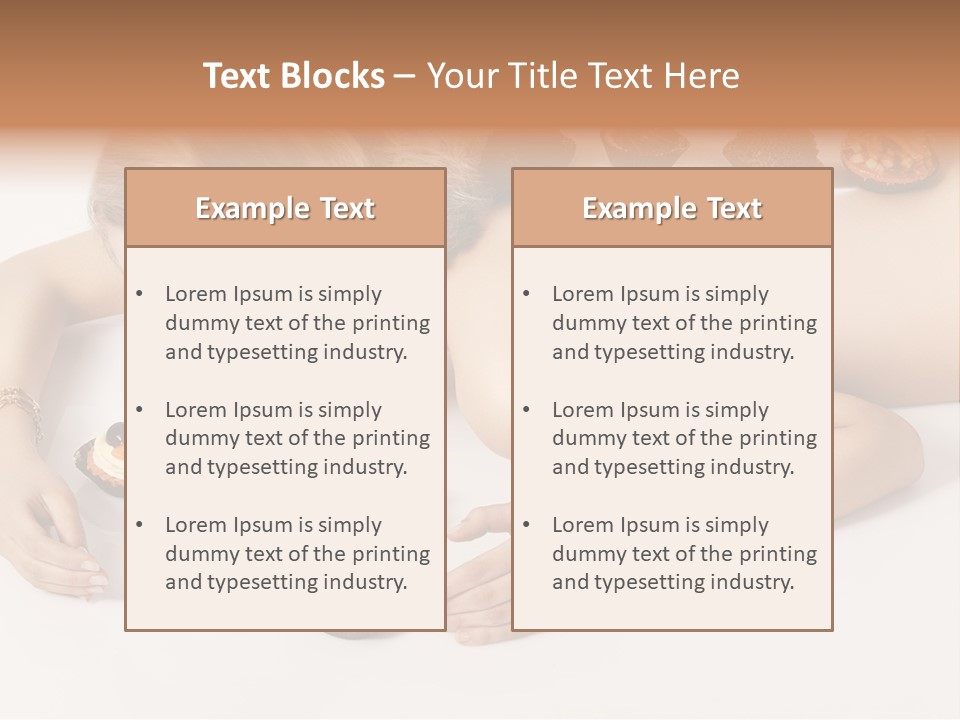 Sexy Lifestyle Dessert PowerPoint Template