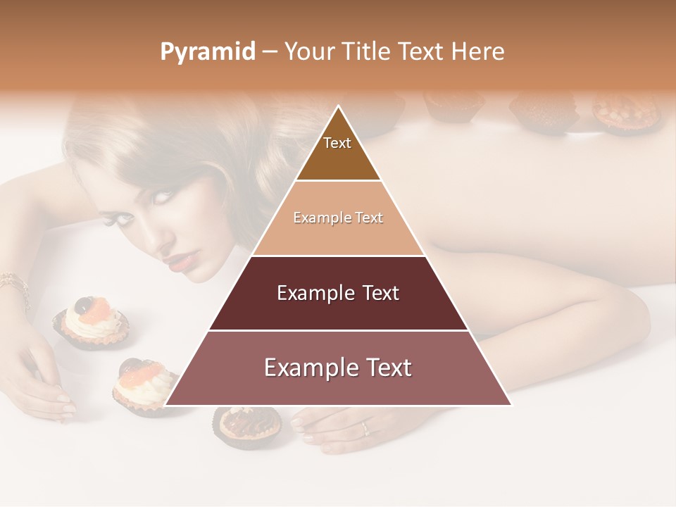 Sexy Lifestyle Dessert PowerPoint Template