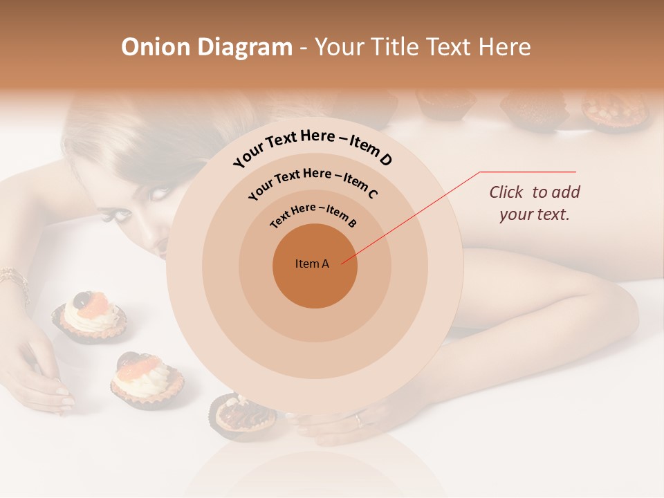 Sexy Lifestyle Dessert PowerPoint Template