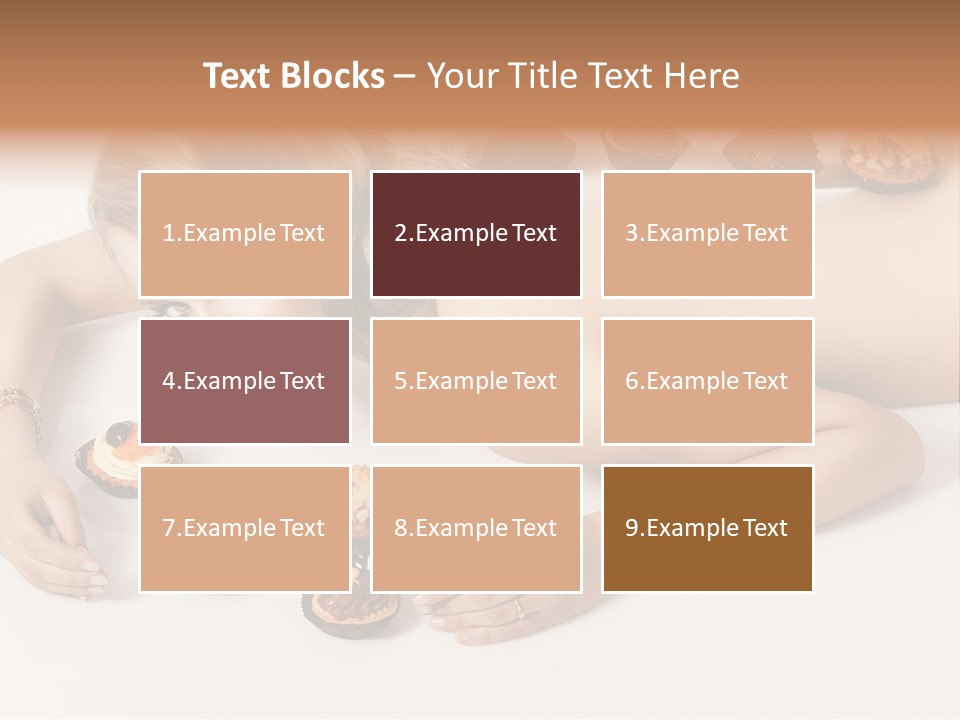 Sexy Lifestyle Dessert PowerPoint Template