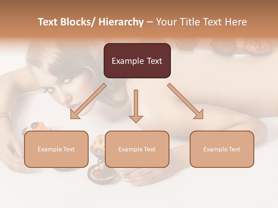 Sexy Lifestyle Dessert PowerPoint Template