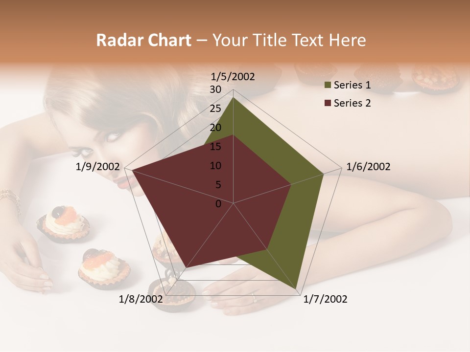 Sexy Lifestyle Dessert PowerPoint Template