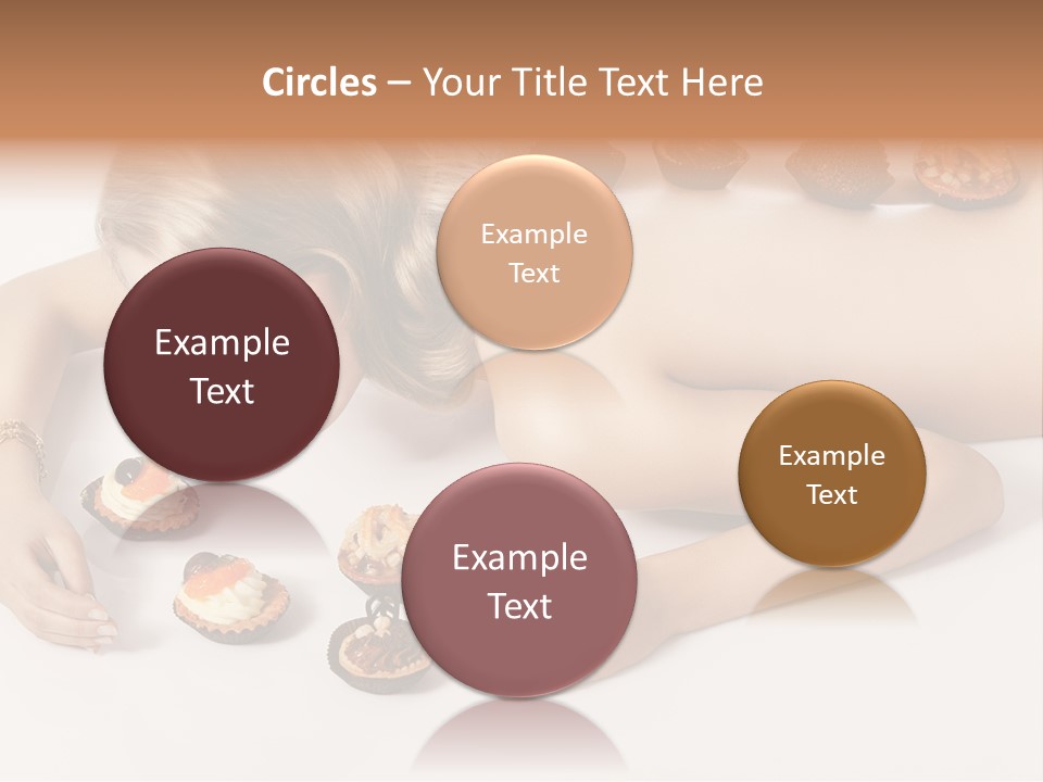 Sexy Lifestyle Dessert PowerPoint Template