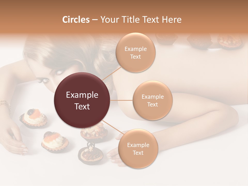 Sexy Lifestyle Dessert PowerPoint Template