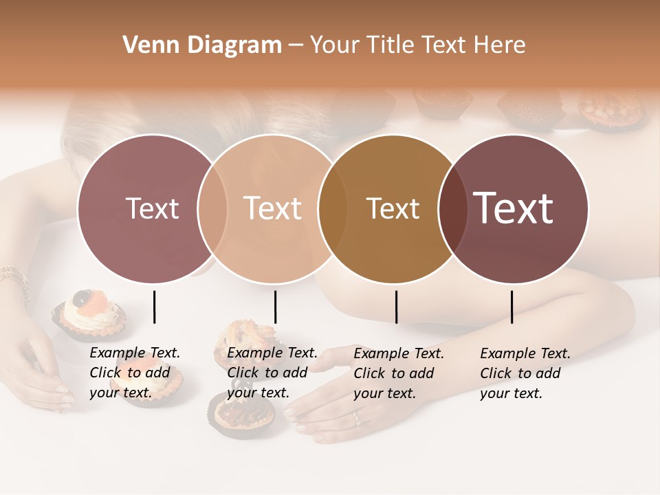 Sexy Lifestyle Dessert PowerPoint Template