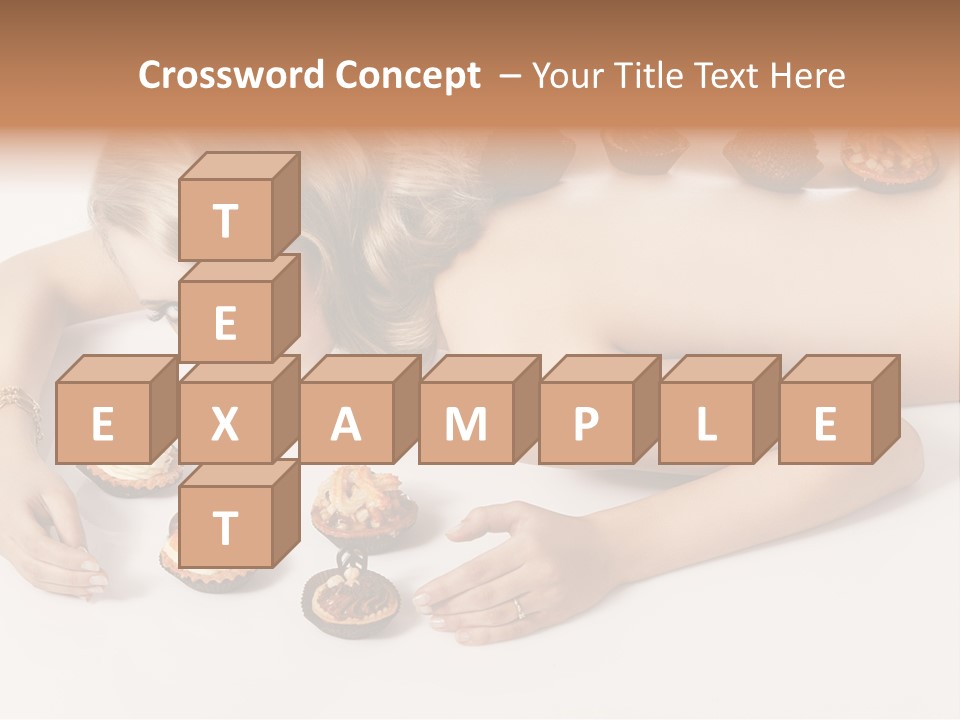 Sexy Lifestyle Dessert PowerPoint Template