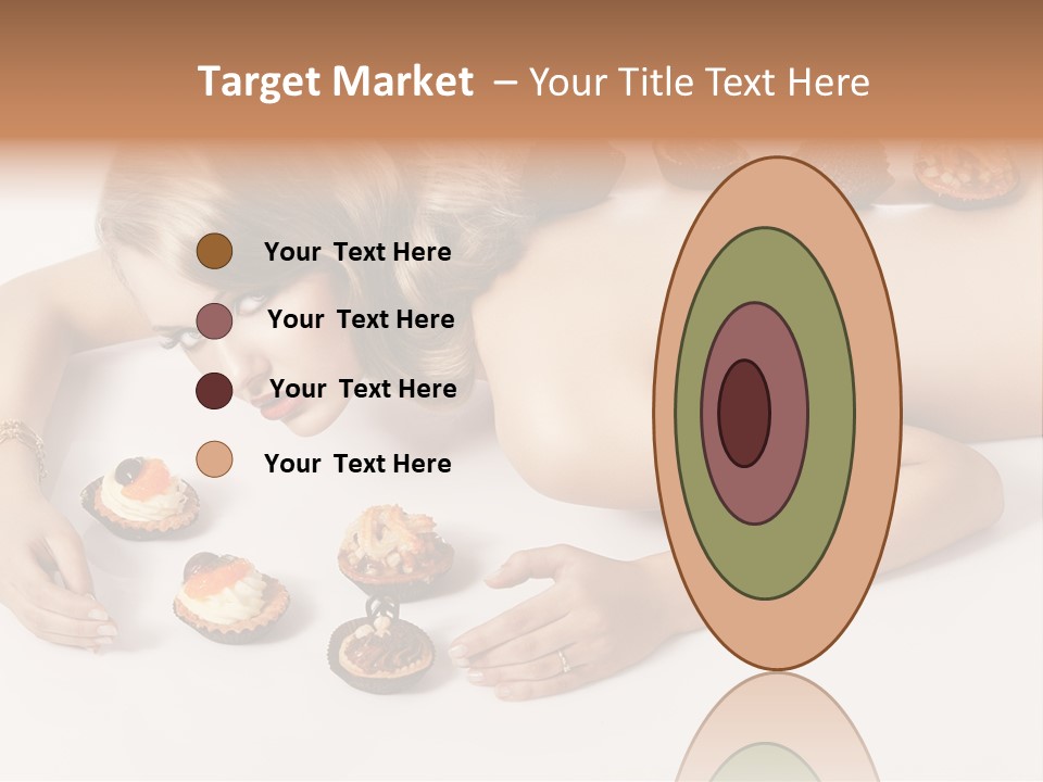 Sexy Lifestyle Dessert PowerPoint Template