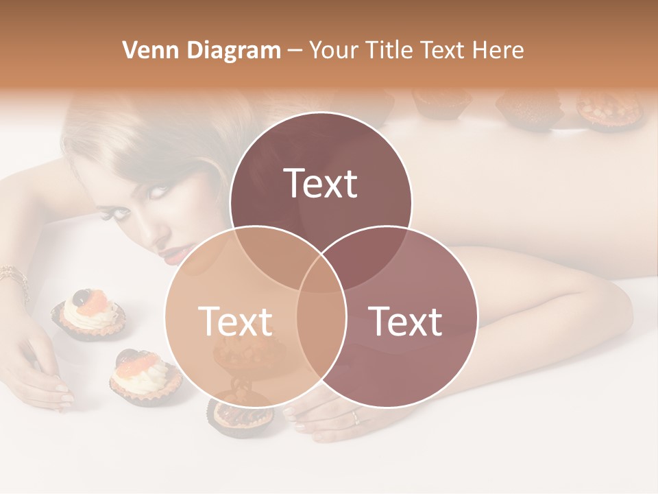 Sexy Lifestyle Dessert PowerPoint Template