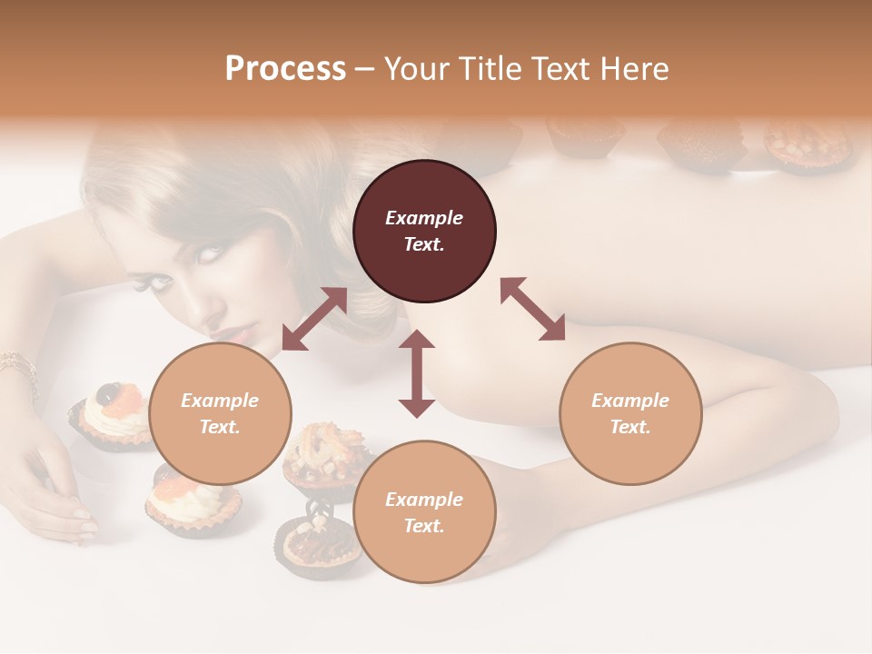 Sexy Lifestyle Dessert PowerPoint Template