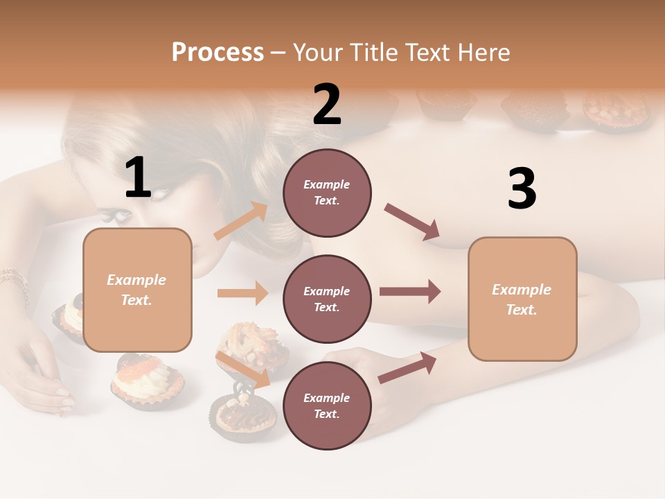 Sexy Lifestyle Dessert PowerPoint Template