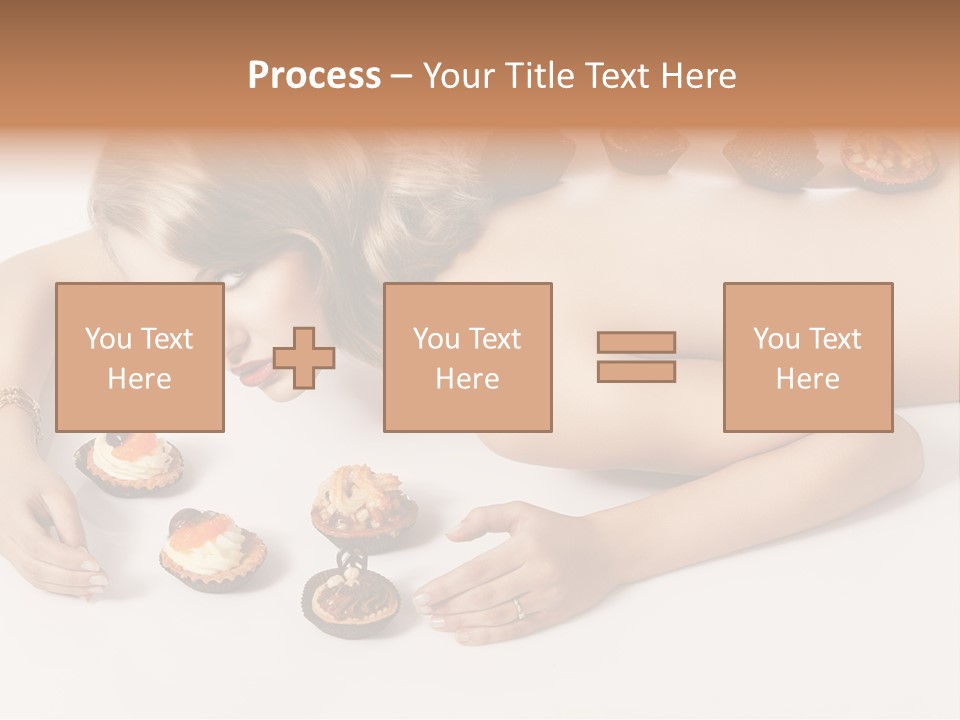 Sexy Lifestyle Dessert PowerPoint Template