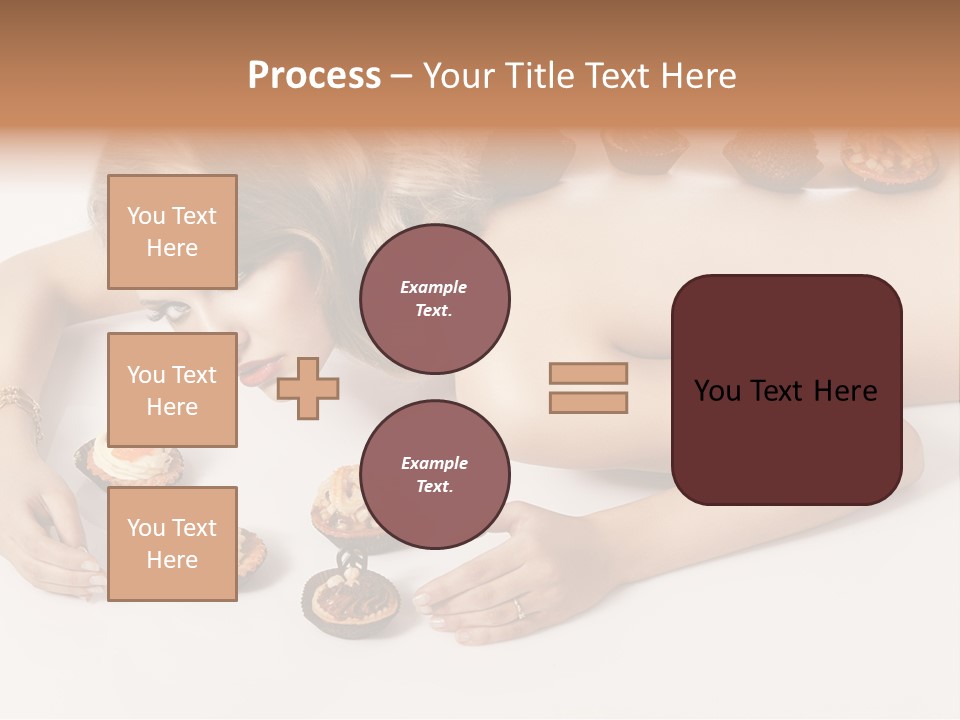 Sexy Lifestyle Dessert PowerPoint Template