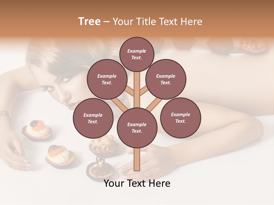 Sexy Lifestyle Dessert PowerPoint Template